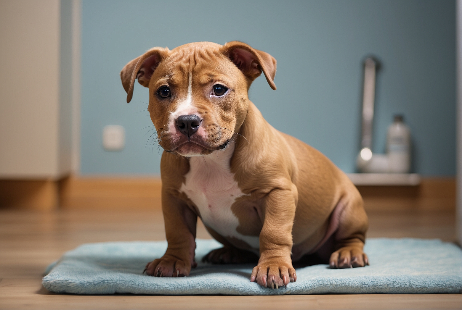 How To Toilet Train A American Staffordshire Terrier Puppy